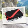Dog Bike Trailer, Pet Wagon Bicycle Trailer with Easy Folding Cart Frame, 20" Large Rubber Wheels, 3 Entrances, Mesh Screen