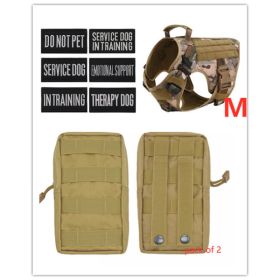 Military Tactical Dog Harness German Shepherd Adjustable Pet Dog Back (Option: N-Set)