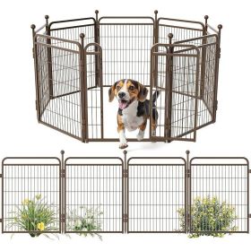 Gardner Pet Dog Fence Indoor And Outdoor Small And Medium Dog Foldable With Gravity Automatic Lock Pet Activity Fence (Option: 32inch)