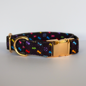 Bonejour - Standard Collar (Color: Black Multi, Size: Standard)