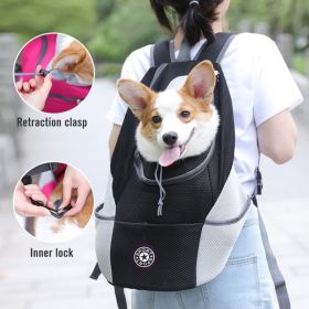 Pet Dog Carrier Bag Carrier For Dogs Backpack Out Double Shoulder Portable Travel Backpack Outdoor Dog Carrier Bag Travel Set (Color: Rose Red, Size: S for 0-5kg)