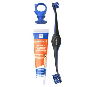 The Paw Ready Brushing Bundle- Clean Dog's Teeth (Size: medium BiteBlock)