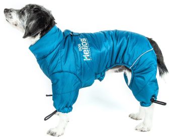 Helios Thunder-crackle Full-Body Waded-Plush Adjustable and 3M Reflective Dog Jacket (Size: Small)