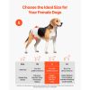 Disposable Dog Diapers, Super Absorbent Female Dog Diapers, 360° Leak-Proof Female Doggy Pet Diaper with Wetness Indicator for Heat Period, Training