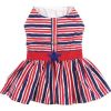Patriotic Dog Dress with Matching Leash