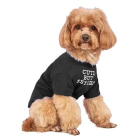 Pet Clothes Round Neck T-shirt (Option: Black-XL)