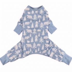 Soft Dog Pajamas (Color: Polar Bears, Size: X-Small)